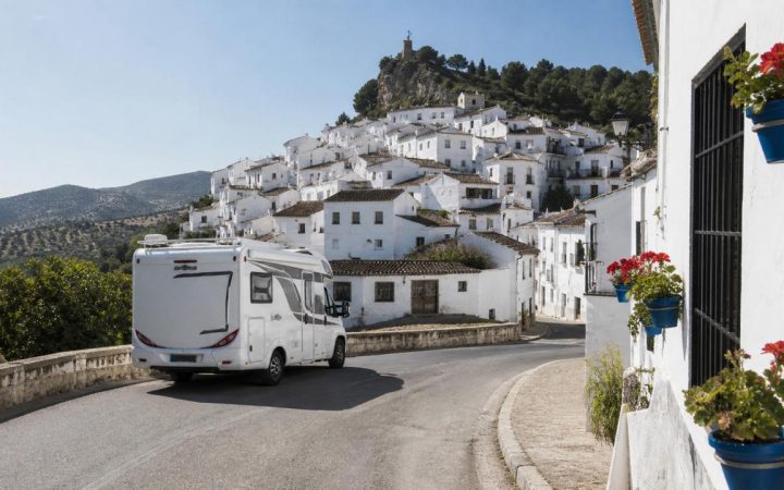 pueblos blancos de Andalucía en caravana